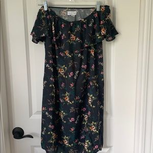 VELVET | Maternity Off Shoulder Tropicana Dress